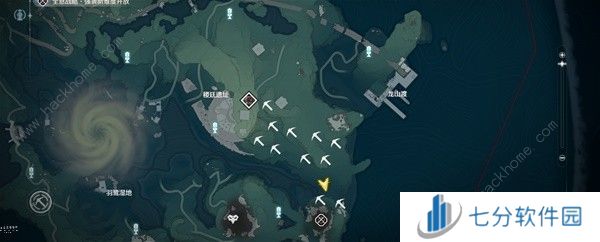 鸣潮红针晶簇采集路线分布图 红针晶簇哪里最多图片7