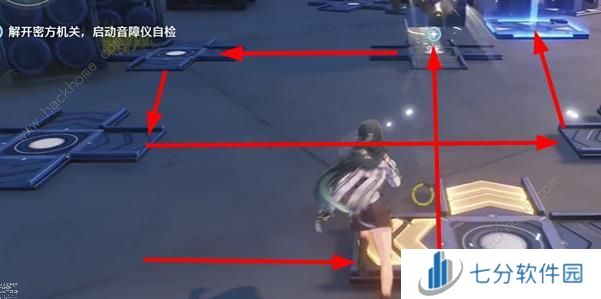 鸣潮解开密方机关启动音障仪自检怎么过 解开密方机关启动音障仪自检通关攻略图片7