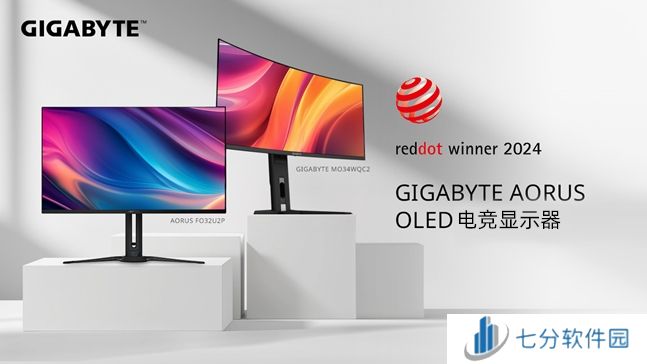 技嘉 OLED 电竞显示器荣获红点设计大奖,广受媒体好评