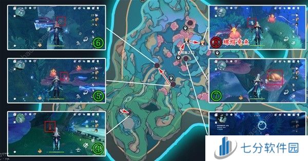 原神4.6枫丹新增限时挑战位置大全 4.6枫丹新增限时挑战地点一览图片3