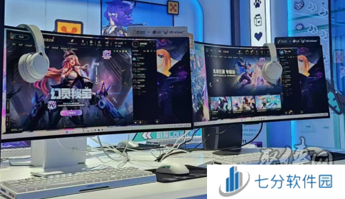 冰川白美学邂逅尖端科技:LG UltraGear™OLED电竞显示器China Joy首秀