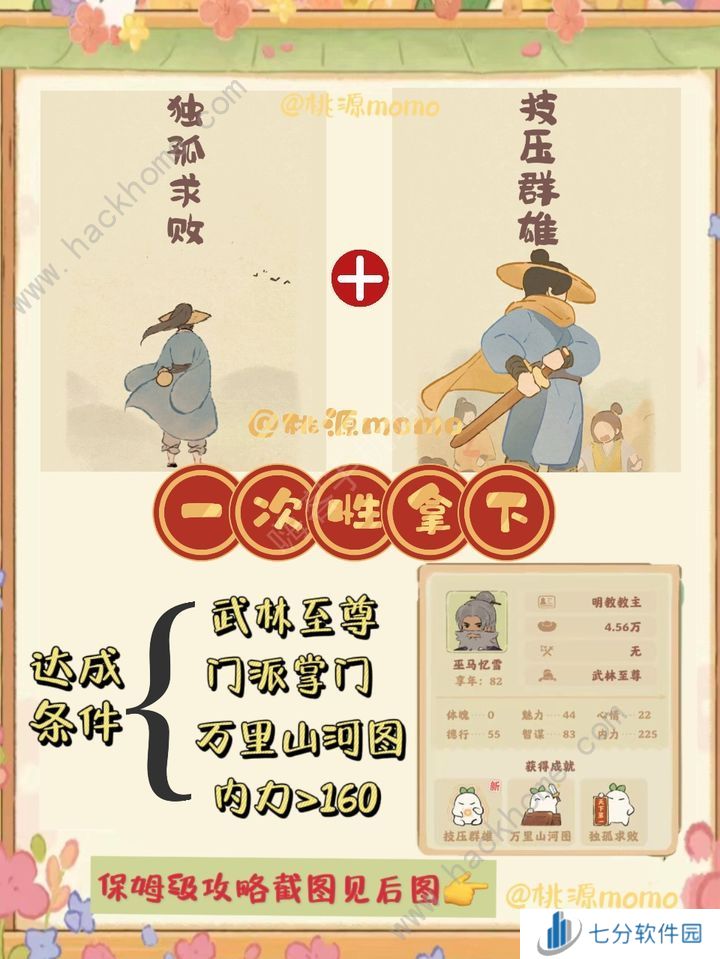 桃源深处有人家独孤求败/技压群雄成就怎么得 独孤求败/技压群雄成就获取攻略图片1