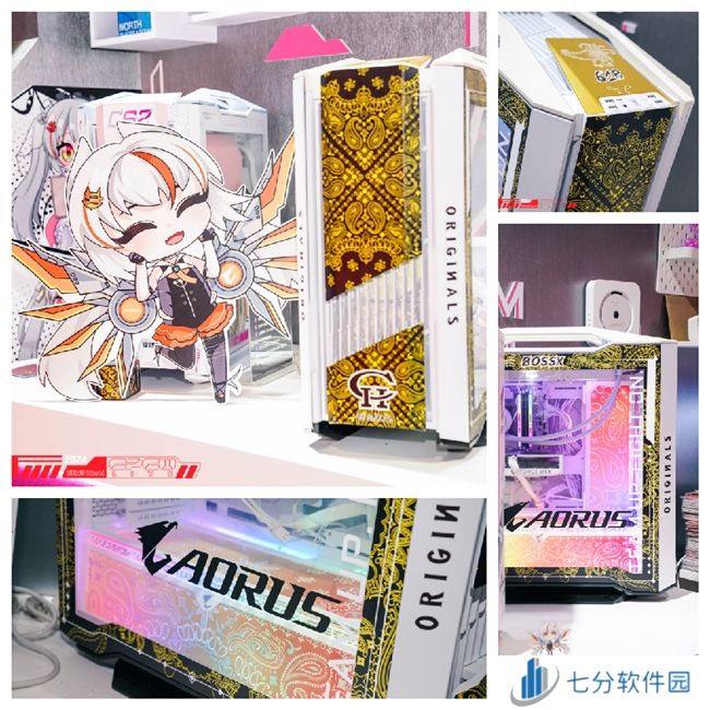 BilibiliWorld 2024，技嘉AORUS雕妹空间颜值与性能兼备