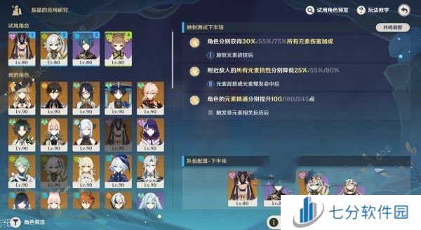 原神振晶的应用研究第二天怎么打 丛植激发的研究高分阵容推荐图片3