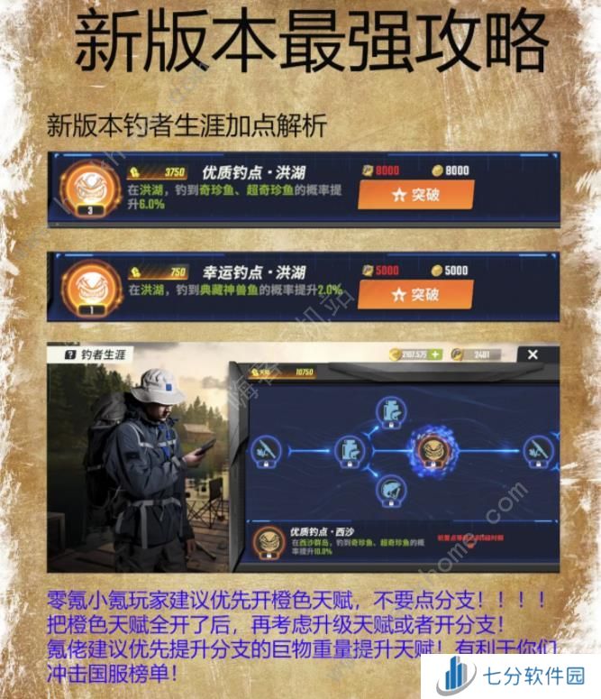 欢乐钓鱼大师五一版本攻略 新版本钓鱼点加点推荐图片4