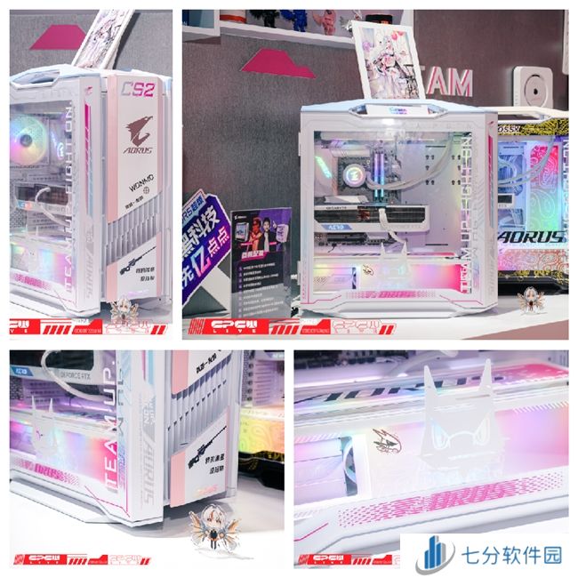 BilibiliWorld 2024，技嘉AORUS雕妹空间颜值与性能兼备