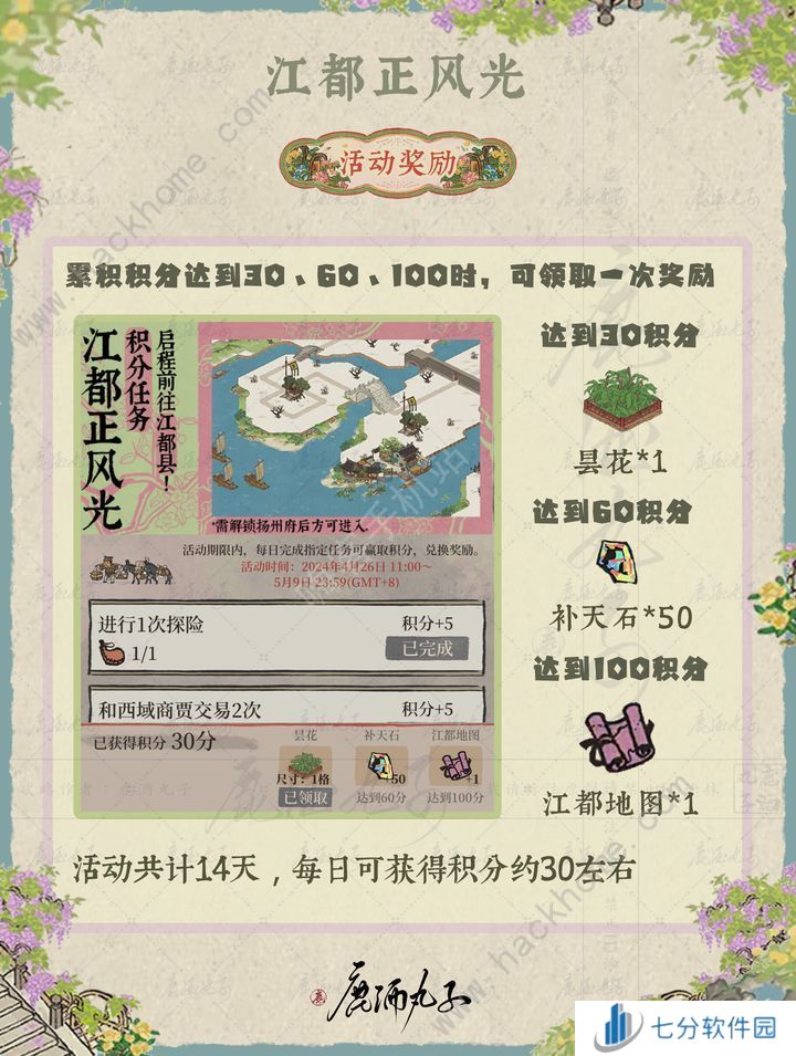 江南百景图江都正风光活动大全 江都正风光活动任务奖励一览图片3