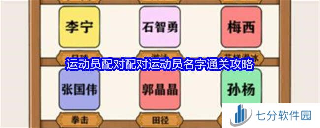 就我眼神好配对运动员名字通关攻略（运动员配对）图片1